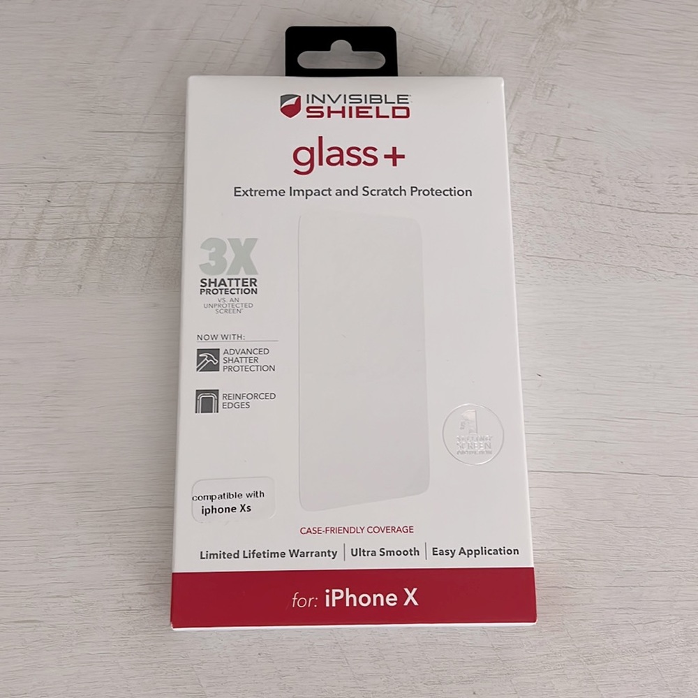 Invisible Shield Glass + for iPhone X